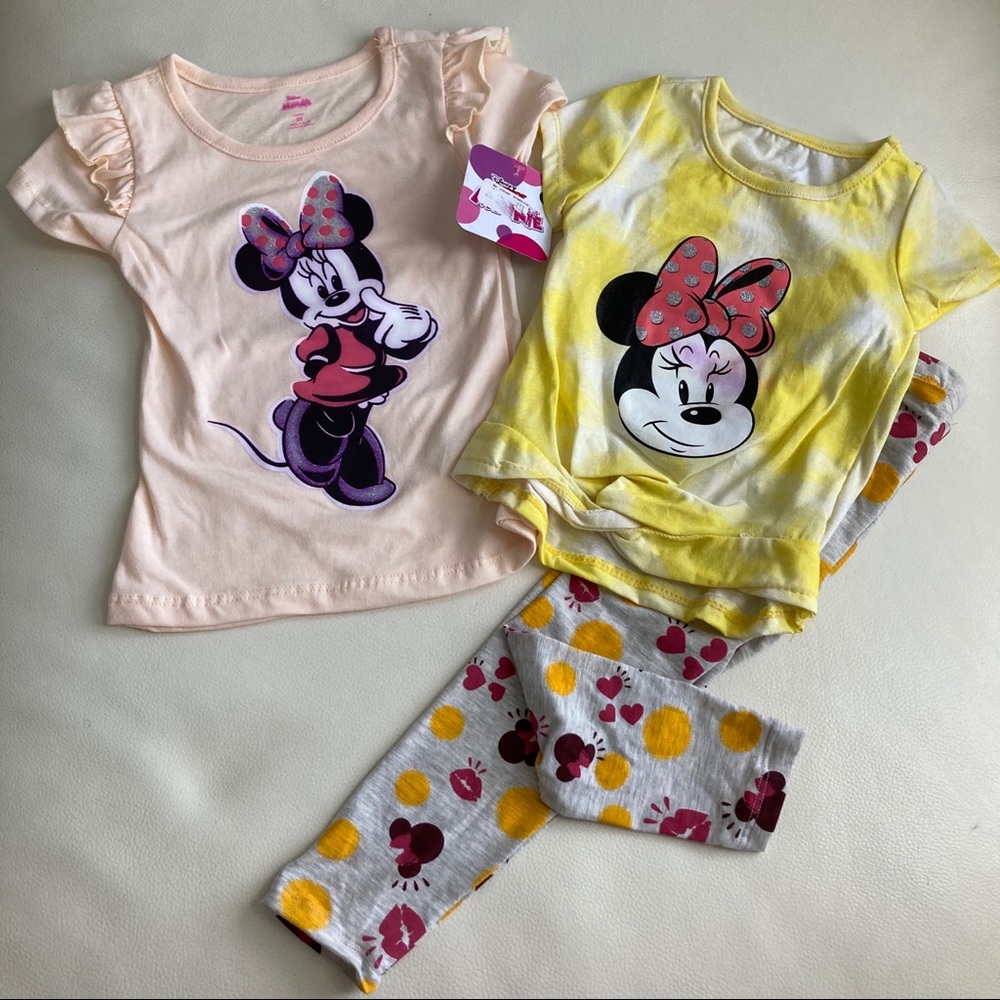 Disney Minnie Mouse 3 pieces cute Leggings set 5078